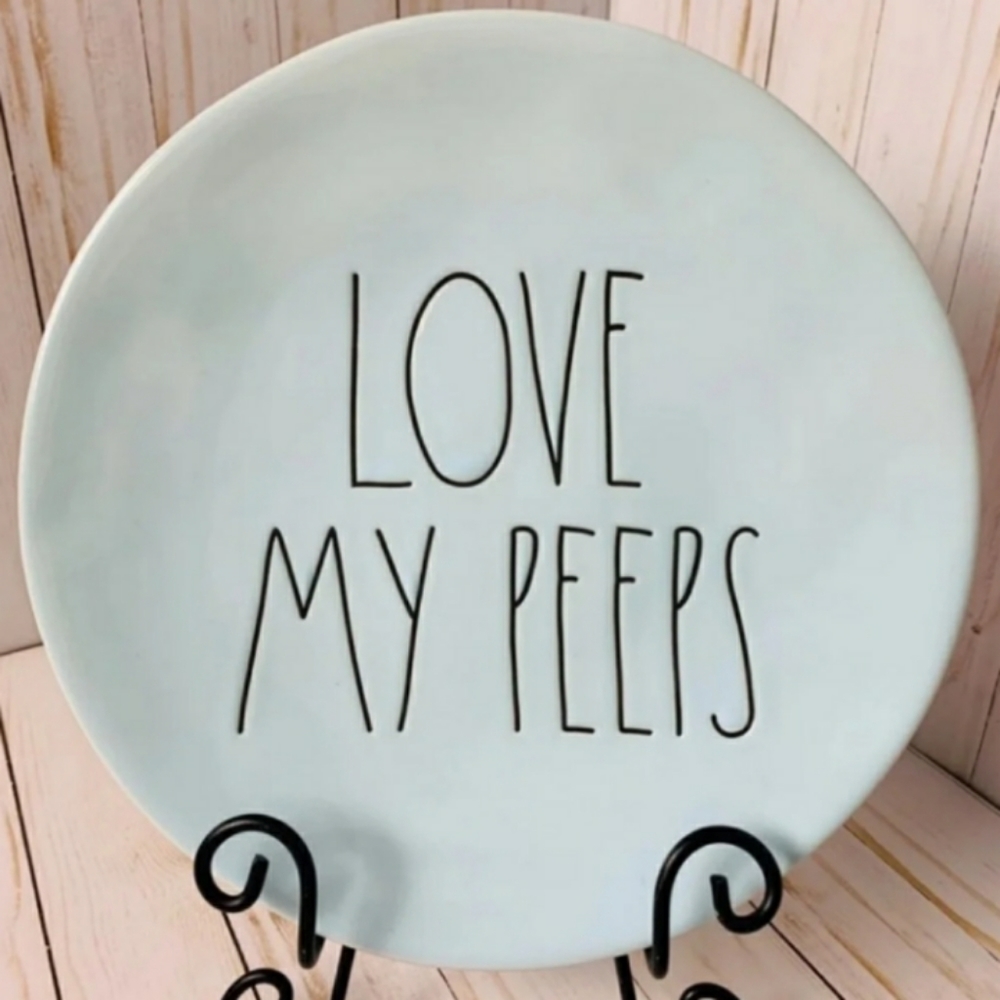 Rae Dunn Easter Plate Decor